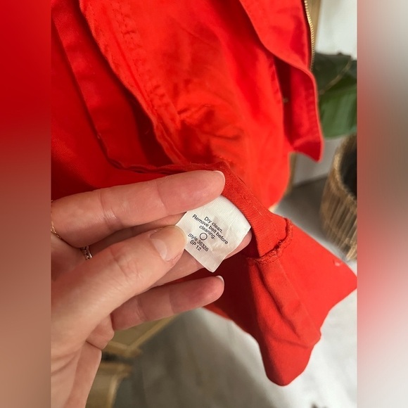 J. Crew Red Hooded Jacket - Picture 5 of 7